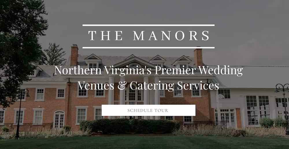 Indoor wedding venue at Foxchase Manor in Manassas, Virginia