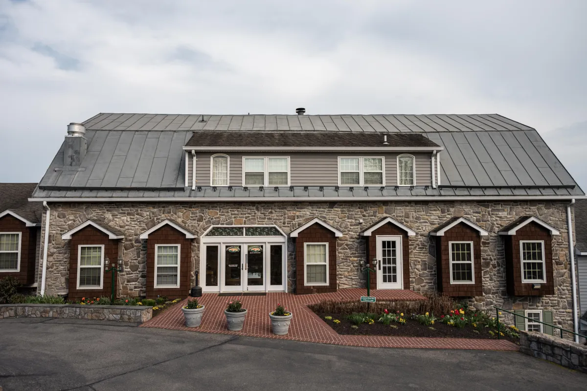 Indoor wedding venue at Morningside Inn in Frederick, Maryland