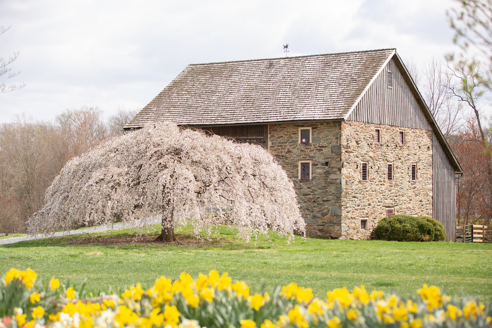 Indoor wedding venue at Sylvanside Farm Weddings and Events in Purcellville, Virginia