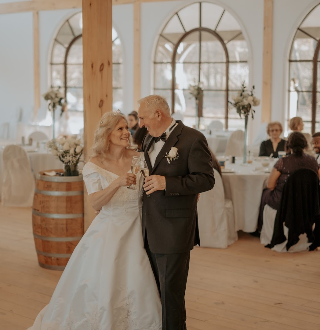 Indoor wedding venue at The Vineyards of Mapleville Manor in Boonsboro, Maryland