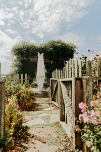 Indoor wedding venue at Zion Springs in Hamilton, Virginia